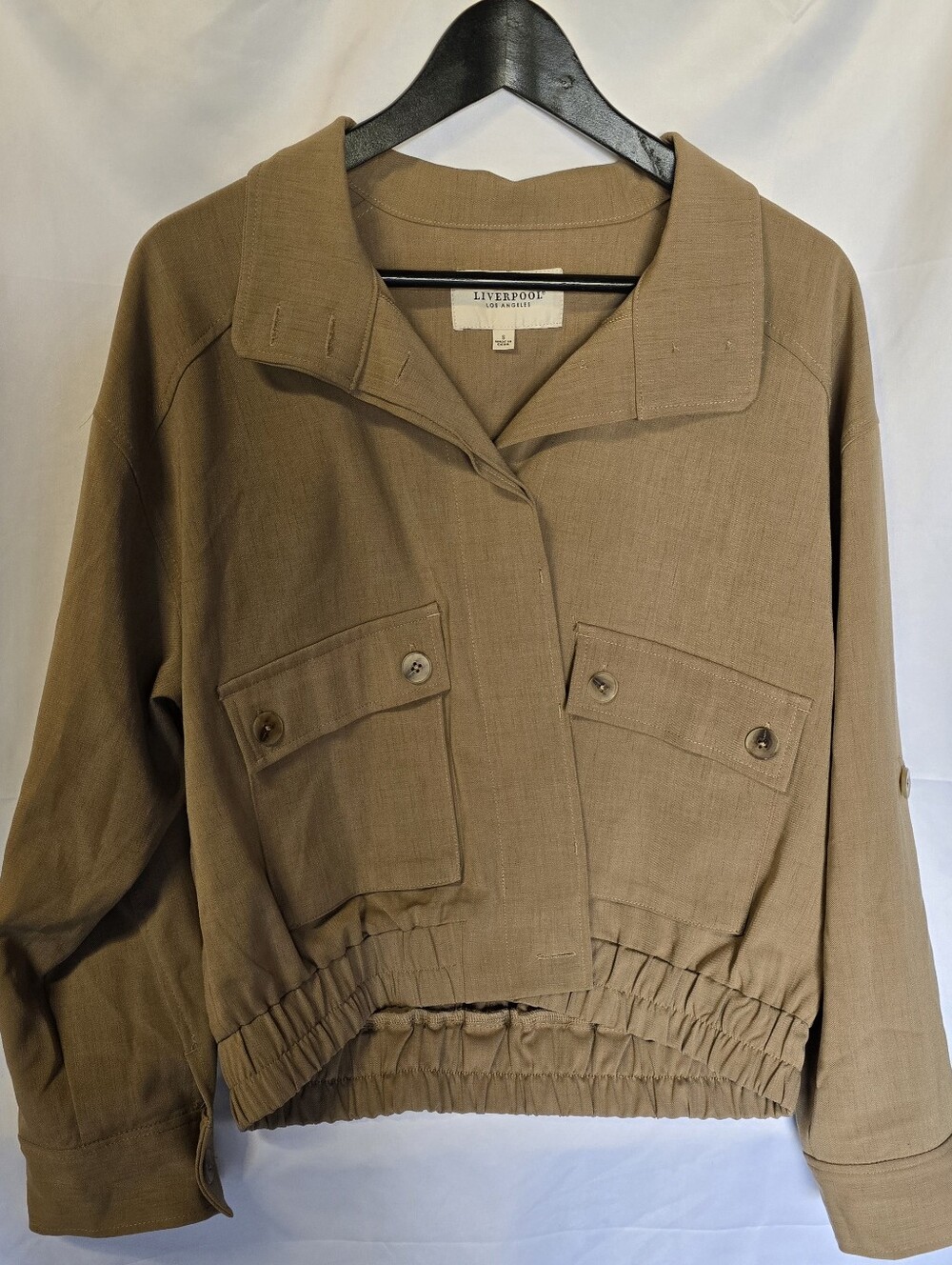 Liverpool Los AngelesElasticized Hem Utility Jacket